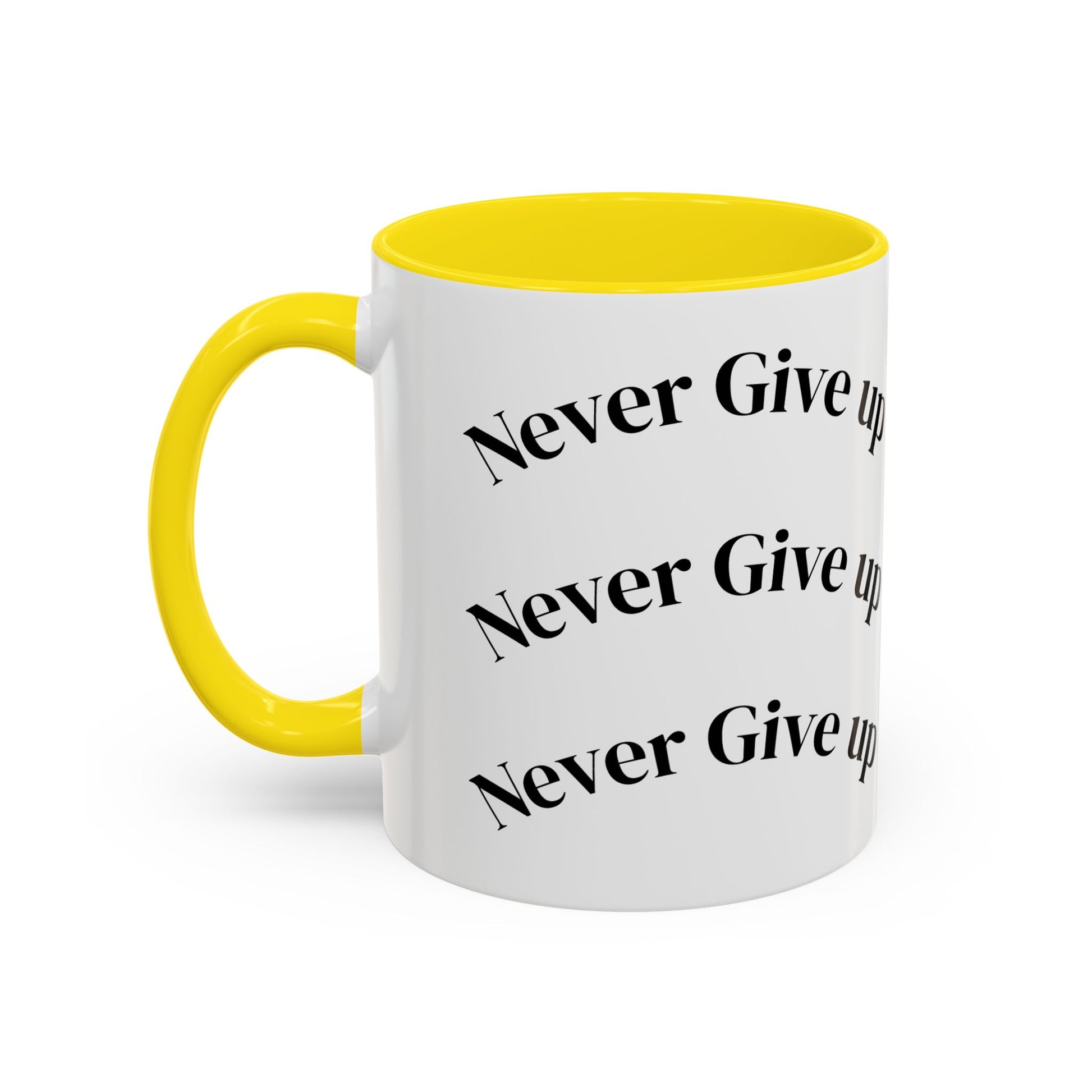 Motivational Coffee Mug - Never Give Up - Inspirational Gift