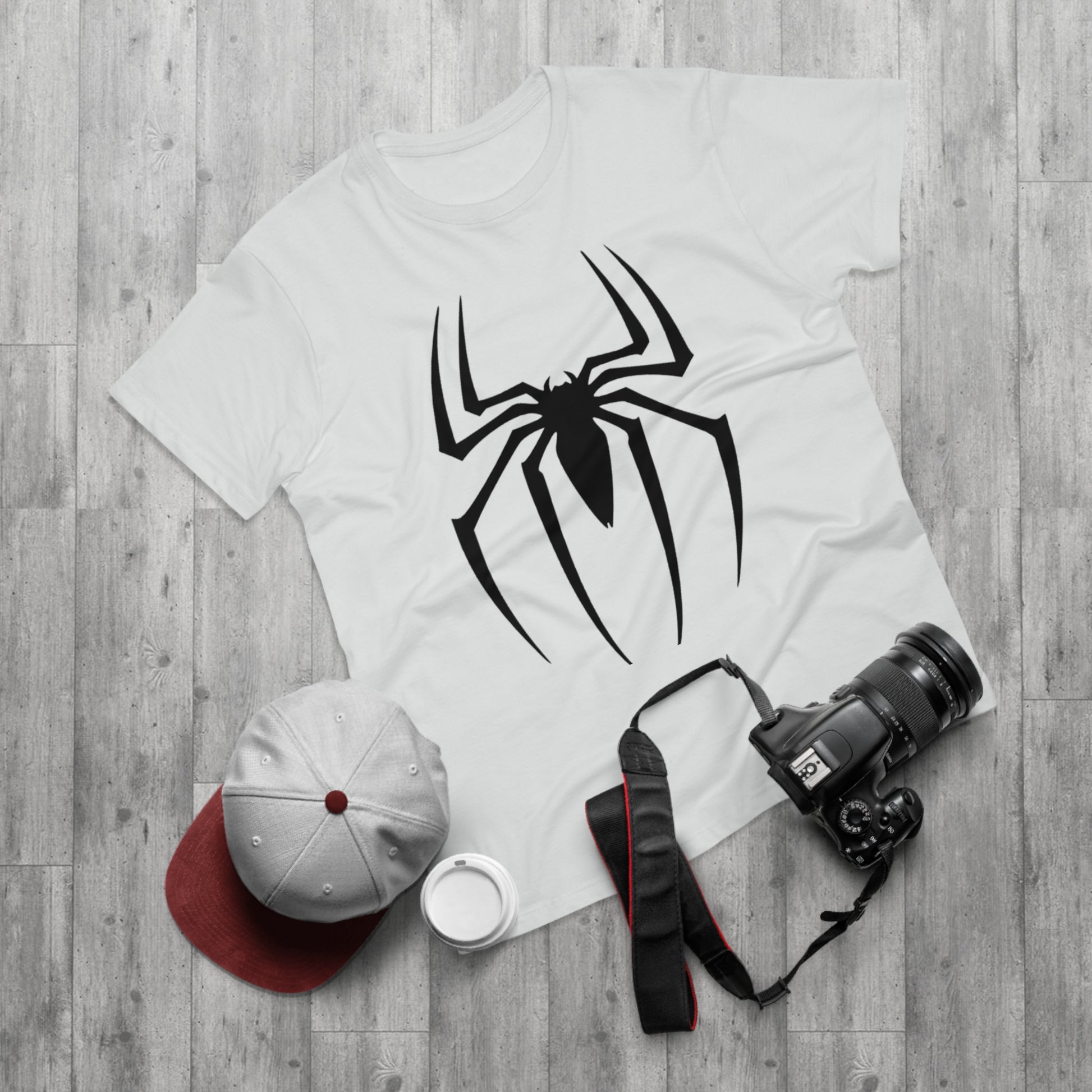 Spider Graphic Men's T-Shirt, Casual Wear, Gift for Superhero Fans, Halloween Costume, Everyday Style, Graphic Tee