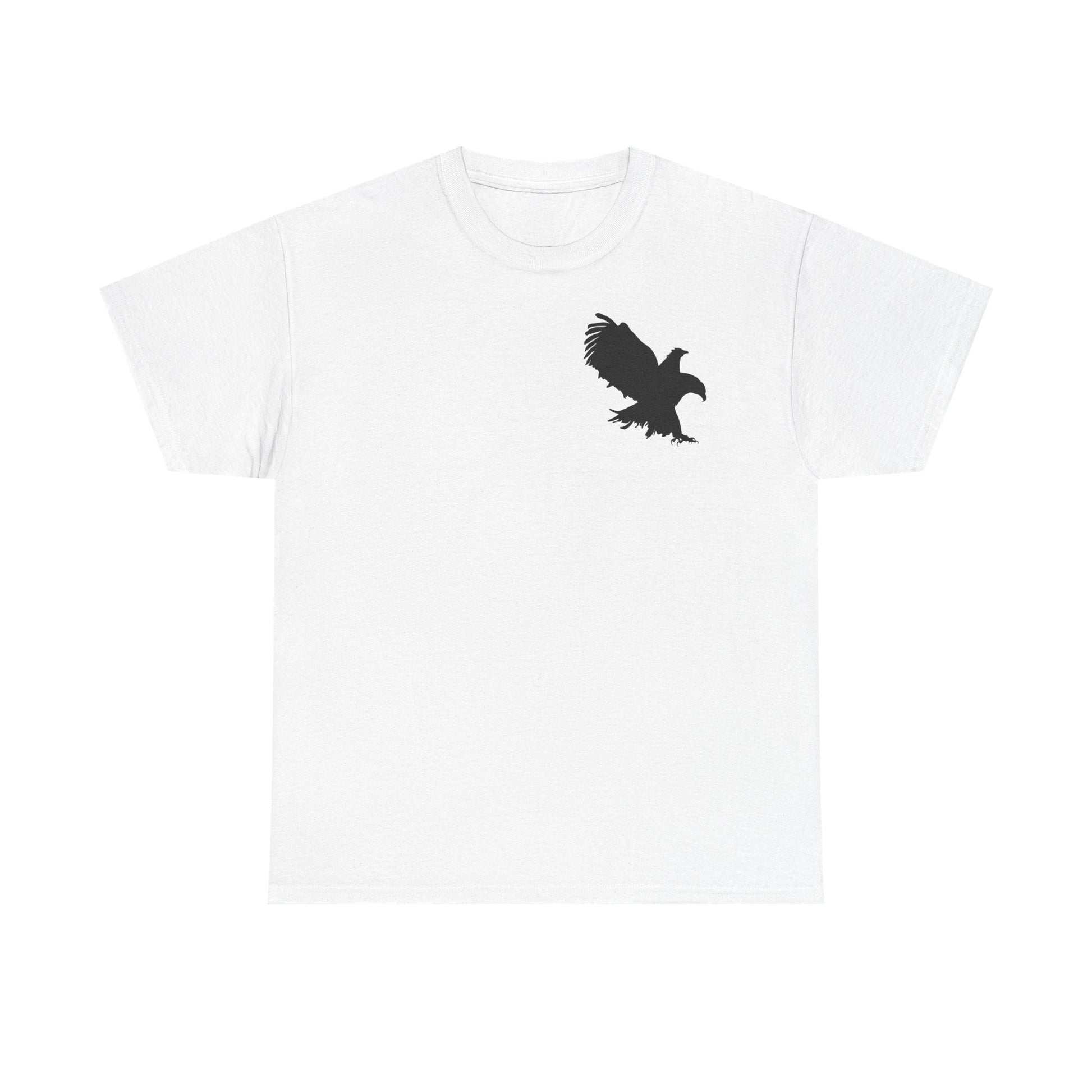 Eagle Graphic Unisex Heavy Cotton Tee, Nature Lover Shirt, Graphic Tee for Outdoors, Gift for Bird Lovers, Casual Everyday Wear
