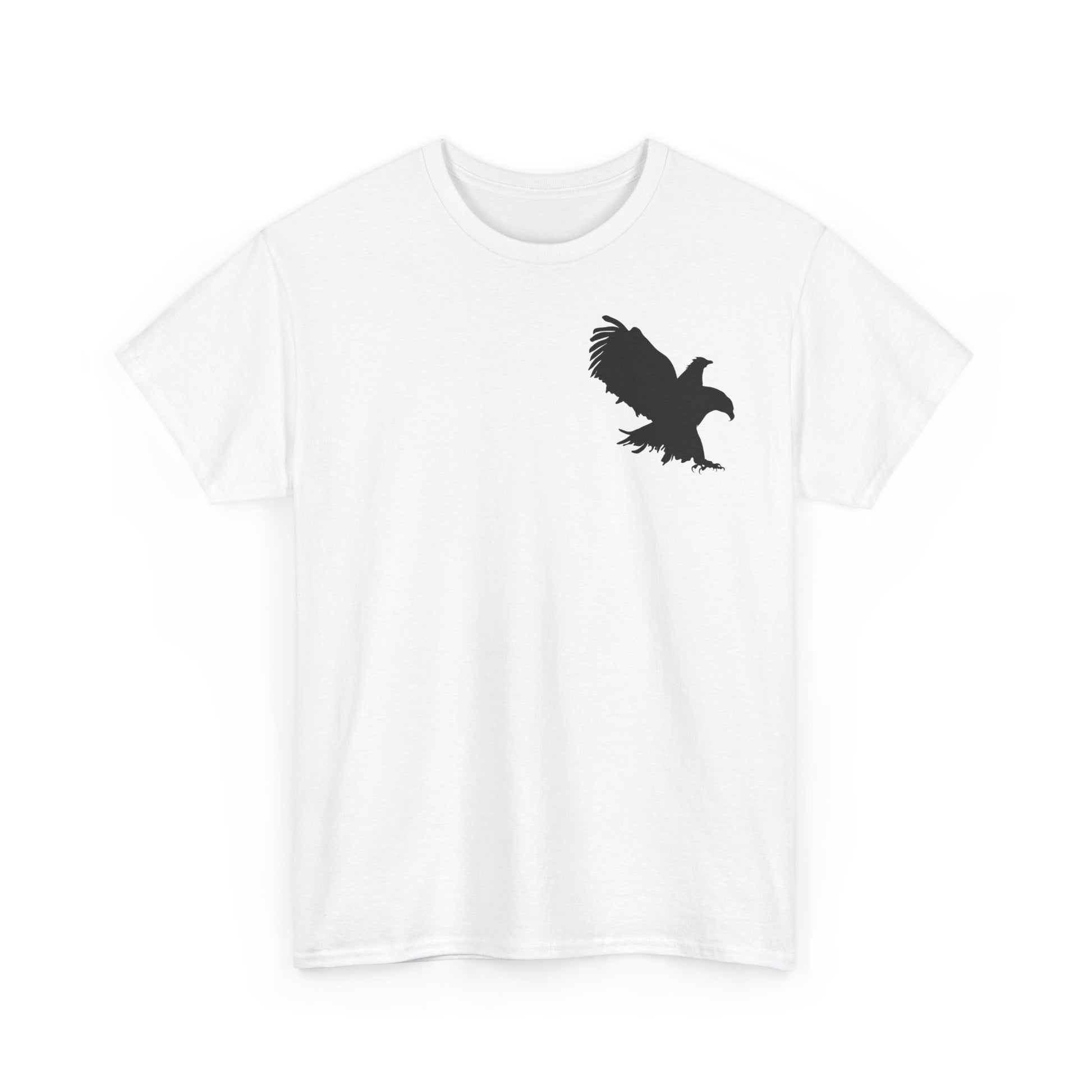 Eagle Graphic Unisex Heavy Cotton Tee, Nature Lover Shirt, Graphic Tee for Outdoors, Gift for Bird Lovers, Casual Everyday Wear
