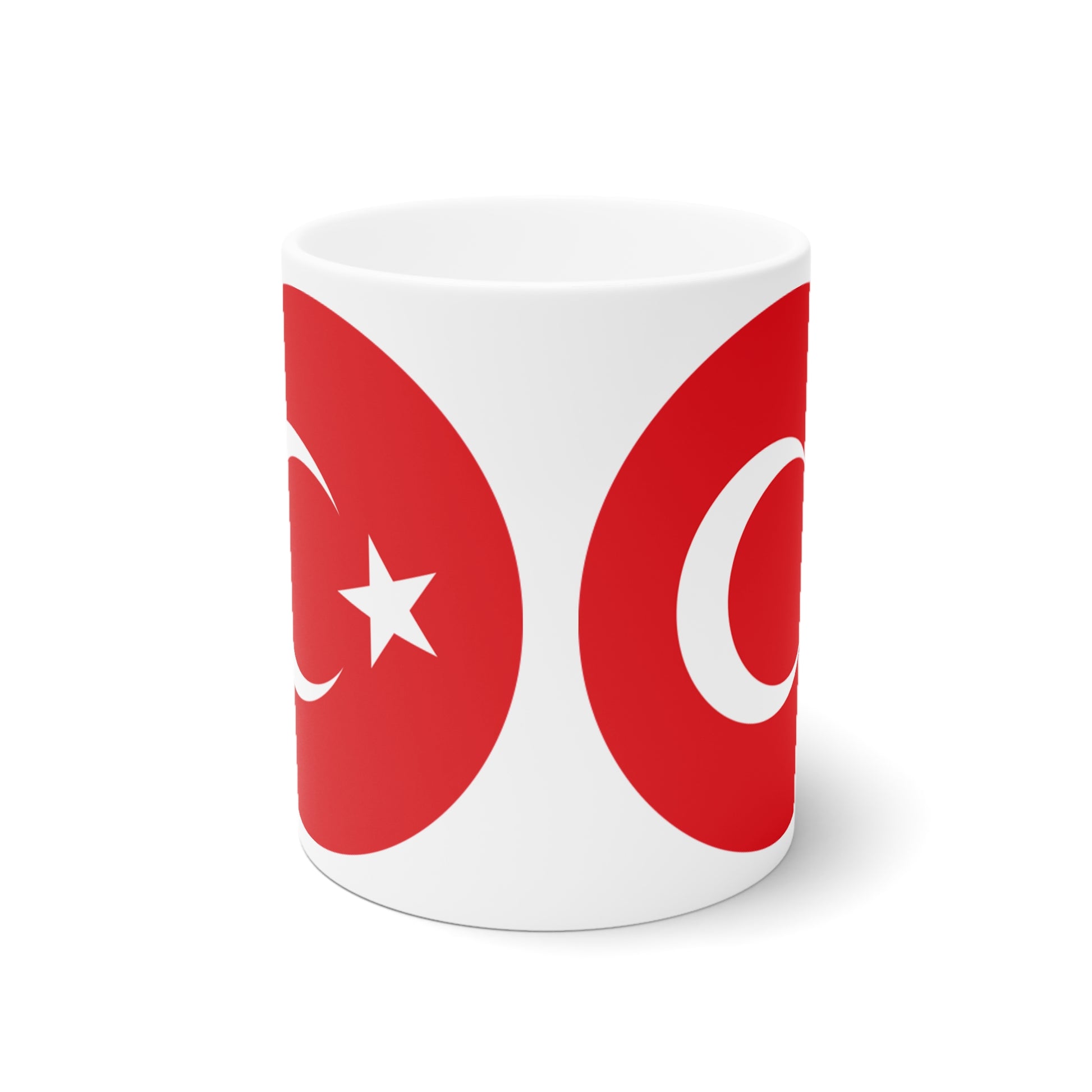 Turkish Flag Mug - Perfect for Coffee Lovers, Gift for Friends, Home Decor, Travel Mug, Red Ceramic Cup