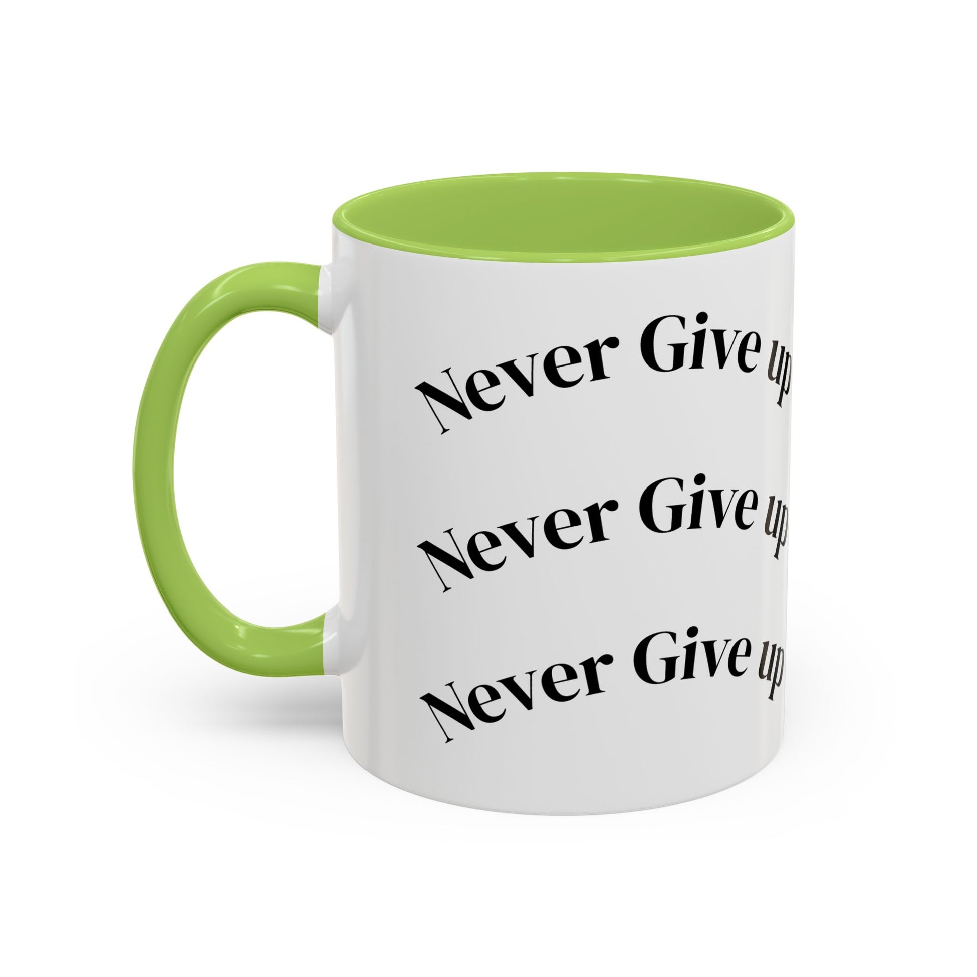 Motivational Coffee Mug - Never Give Up - Inspirational Gift