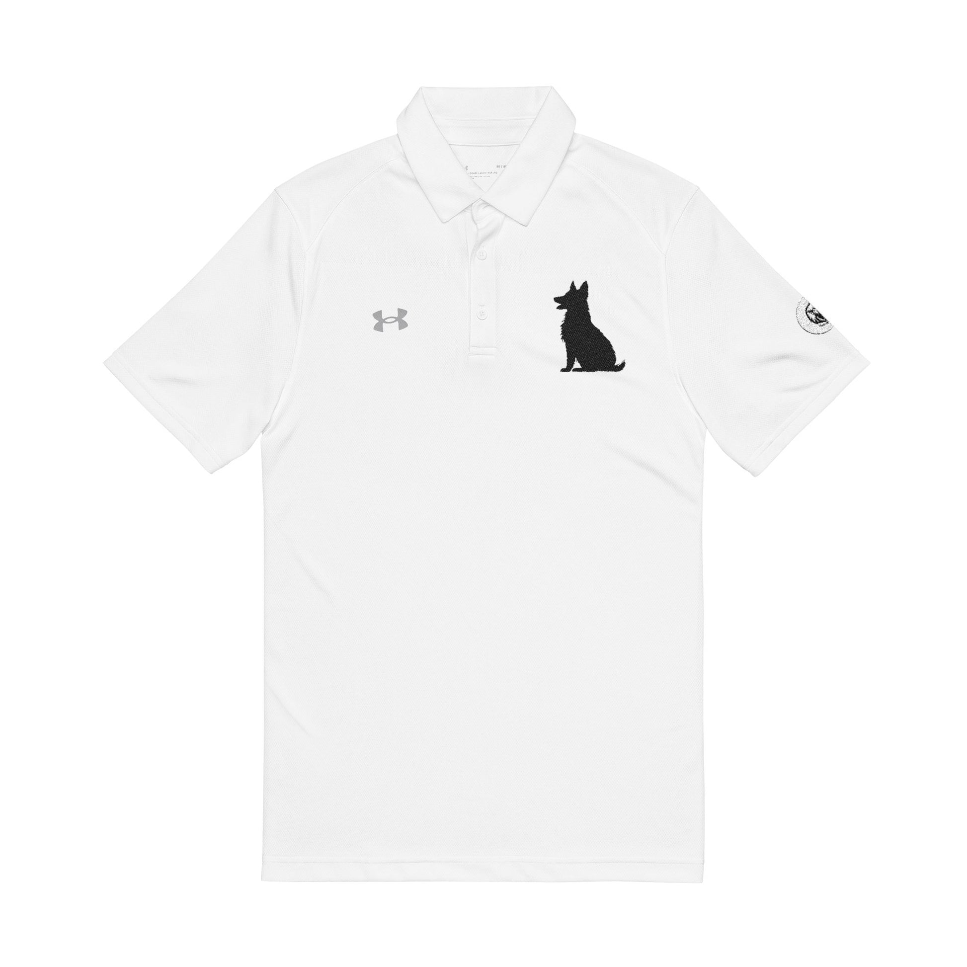 Stylish Men's Polo Shirt - Embroidered Dog Design, Casual Wear, Gift for Dog Lovers, Summer Outfit, Sports Shirt, Comfortable Fashion