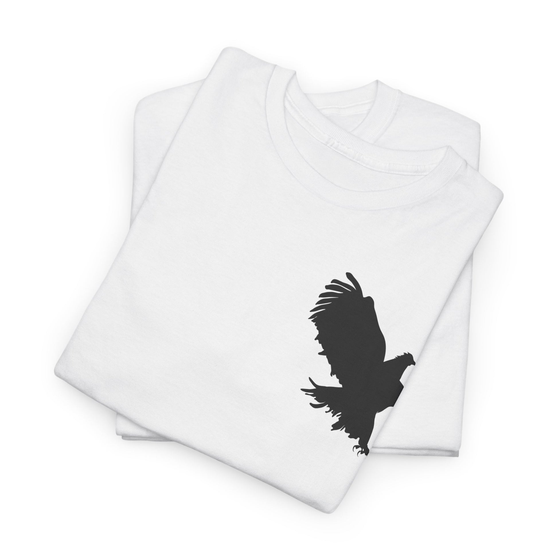 Eagle Graphic Unisex Heavy Cotton Tee, Nature Lover Shirt, Graphic Tee for Outdoors, Gift for Bird Lovers, Casual Everyday Wear