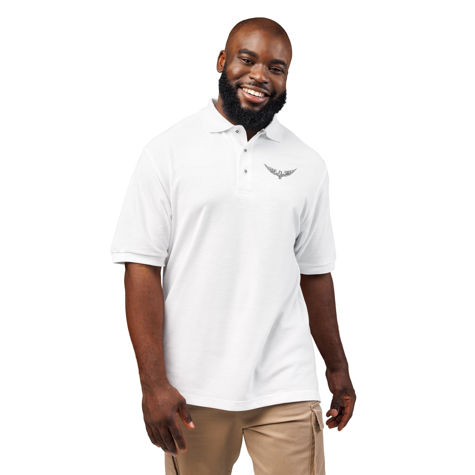 Men's Embroidered Polo Shirt, Casual Wear, Summer Style, Sporty Attire, Gift for Him, Comfortable Outfit