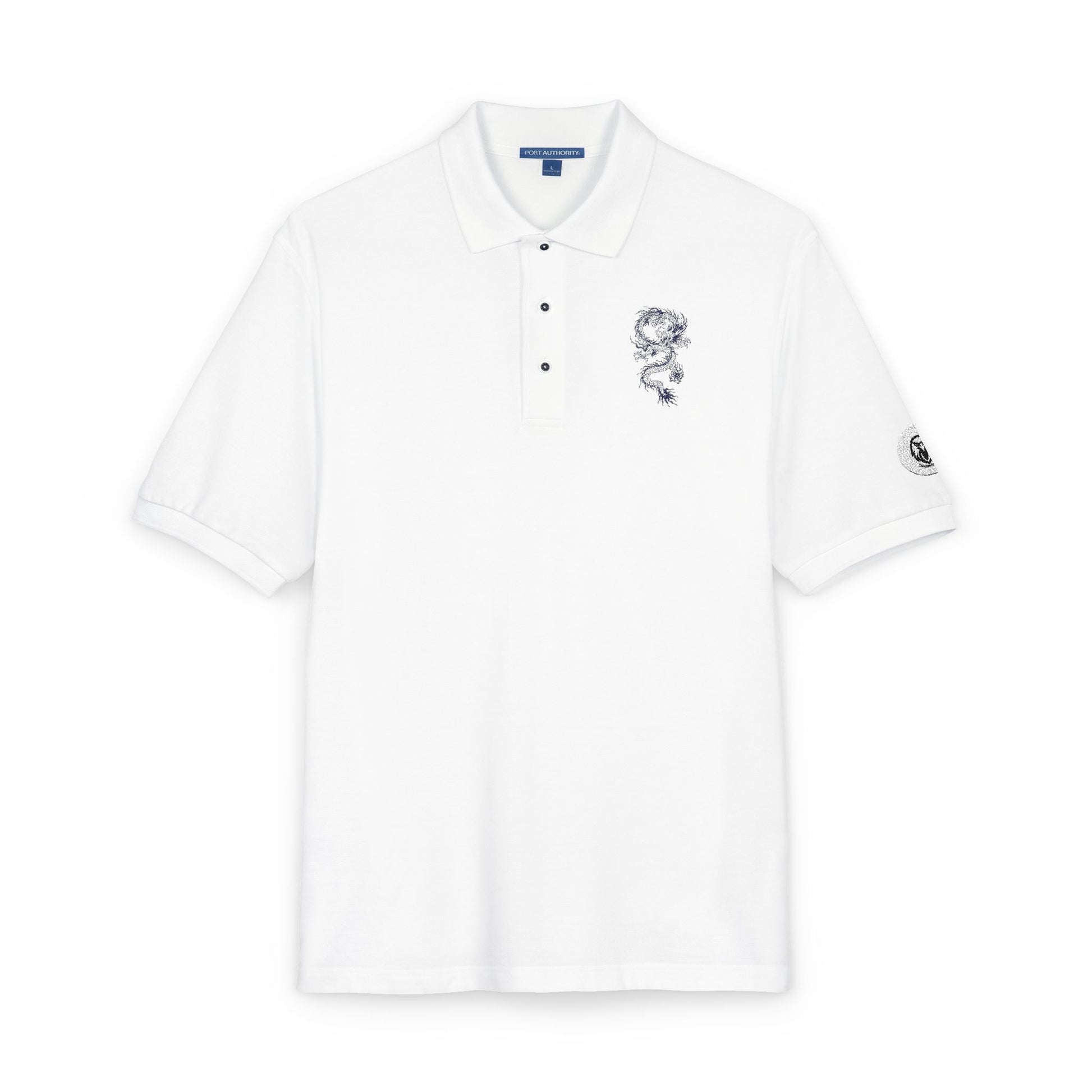 Elegant Embroidered Unisex Polo Shirt, Casual Wear, Smart Casual Outfit, Gift for Him/Her, Summer Fashion, Birthday Celebration